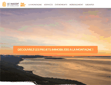 Tablet Screenshot of lemassif.com